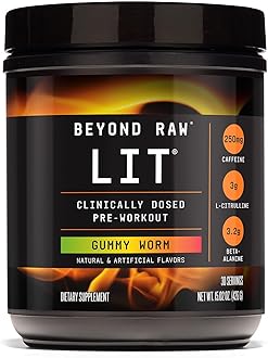 Beyond Raw LIT - Gummy Worm, NET WT 14.56 oz (412.8G)