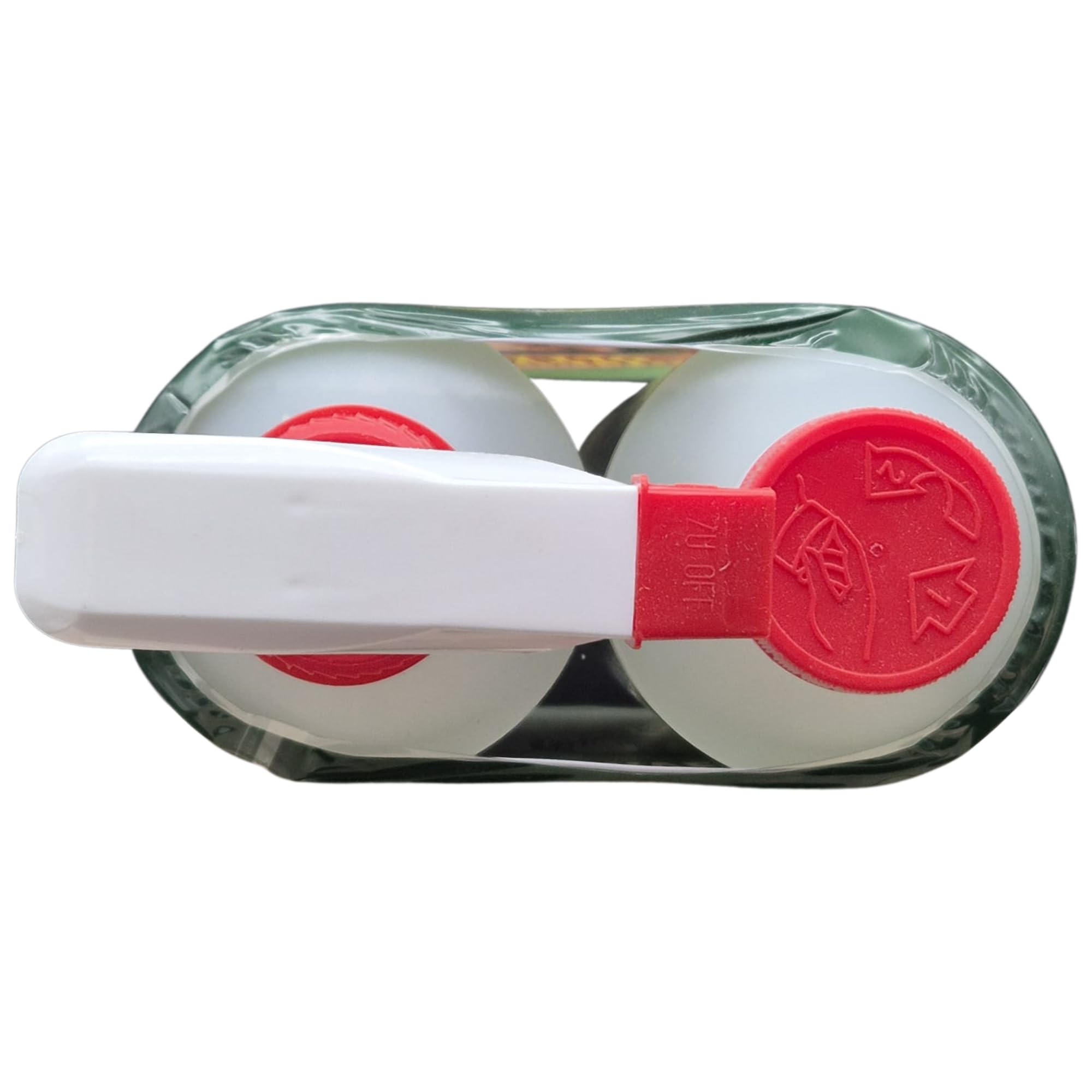 Supervetro Ideale per la Pulizia del Vetro e degli Inserti di Camini e Stufe, Confezione da 1 Spruzzatore e 1 Ricarica da 500ml (6 Unità)