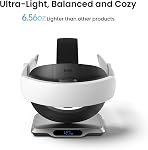 KIWI design K4 Boost Battery Head Strap for Meta Oculus Quest 3/3S, Adjustable VR Headband Accessories with Dual Charge, Extend Playtime & Reduce Facial Stress