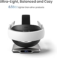 Vista 2 de KIWI design K4 Boost Battery Head Strap for Meta Oculus Quest 3/3S, Adjustable VR Headband Accessories with Dual Charge, Extend Playtime & Reduce