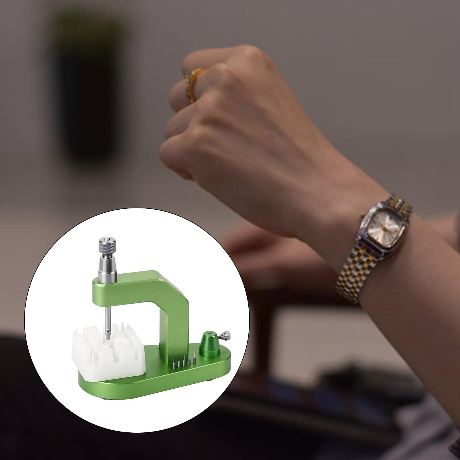 Herramienta profesional de extracción de eslabones ajustables para quitar correas de reloj, herramienta de reparación de relojes