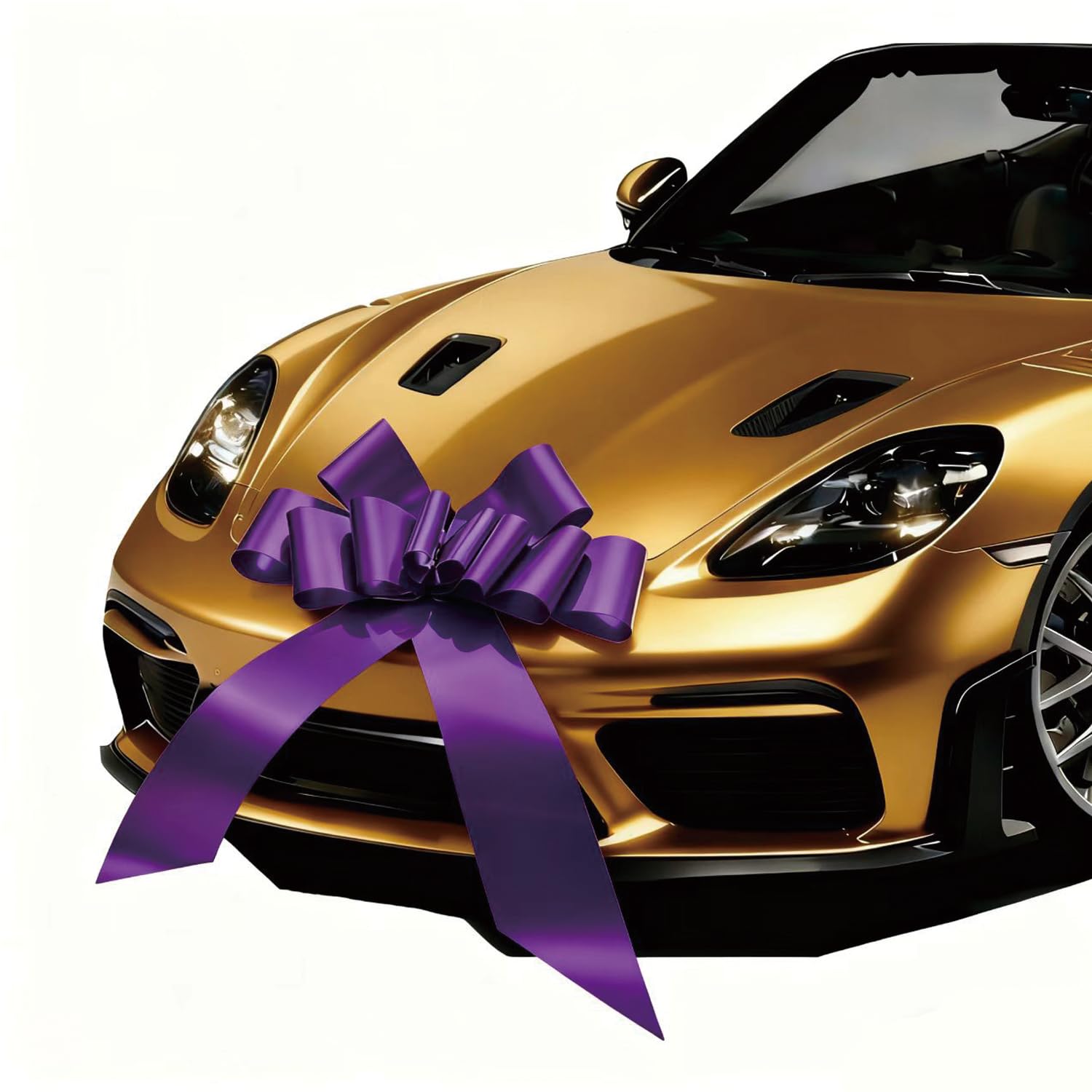 Photo 1 of 30 inch Giant Car Bow,Big Bow for Car,Huge Car Bow,Big Car Bow-Purple