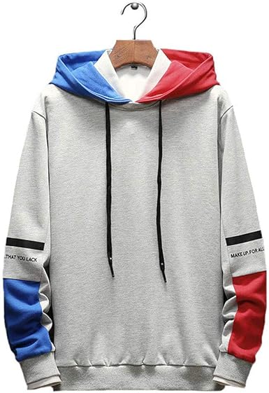 XIAOYAO - Sudadera con Capucha - para Hombre Gris XL: Amazon.es: Ropa