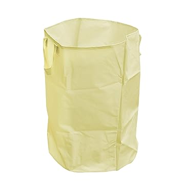 Garden Fallen Leaves Bag Leaves Collecting Bag Litter Bag Corrosion Resistant Fabrics Eco-Friendly Cleaning Bag Small Size Large Size (Buffs) -Layfoo