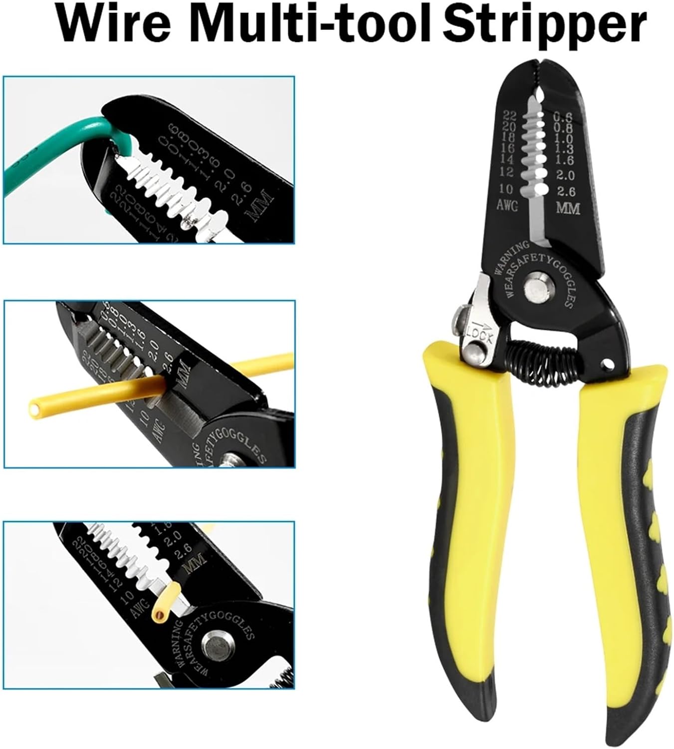 Multi Pliers Crimping Plier Multi Tool Wire Stripper Multitool Functional Snap Ring Terminals Crimper Wire Tool Plier Hand Tools (Color : MT-5021)
