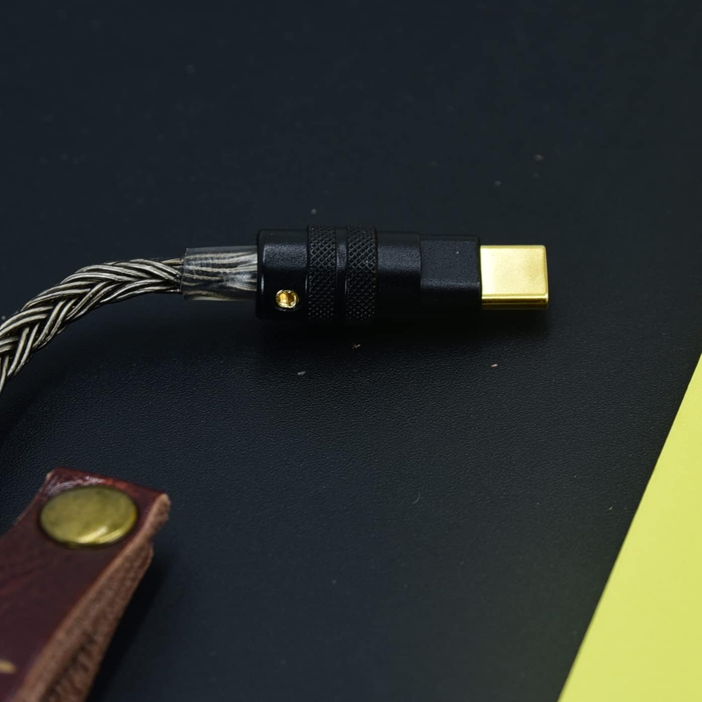 USB c Type-c to 3.5 Female 3mm 3.5mm TRS AUX Mini Jack Stereo Adapter Audio Sound Cable for Android xiaomi Samsung ipad mac (1.5ft)