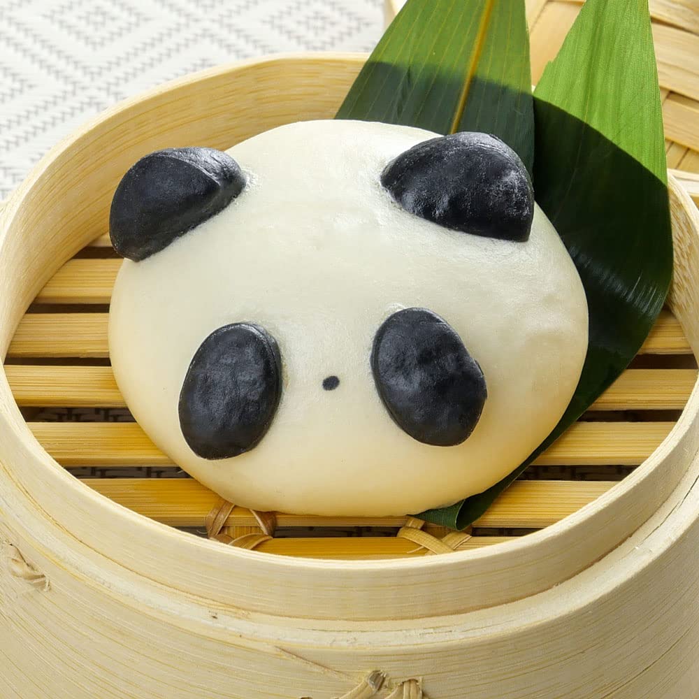 Amazon | 五十番食品 パンダあんまん 冷凍まんじゅう 5個セット 中華風