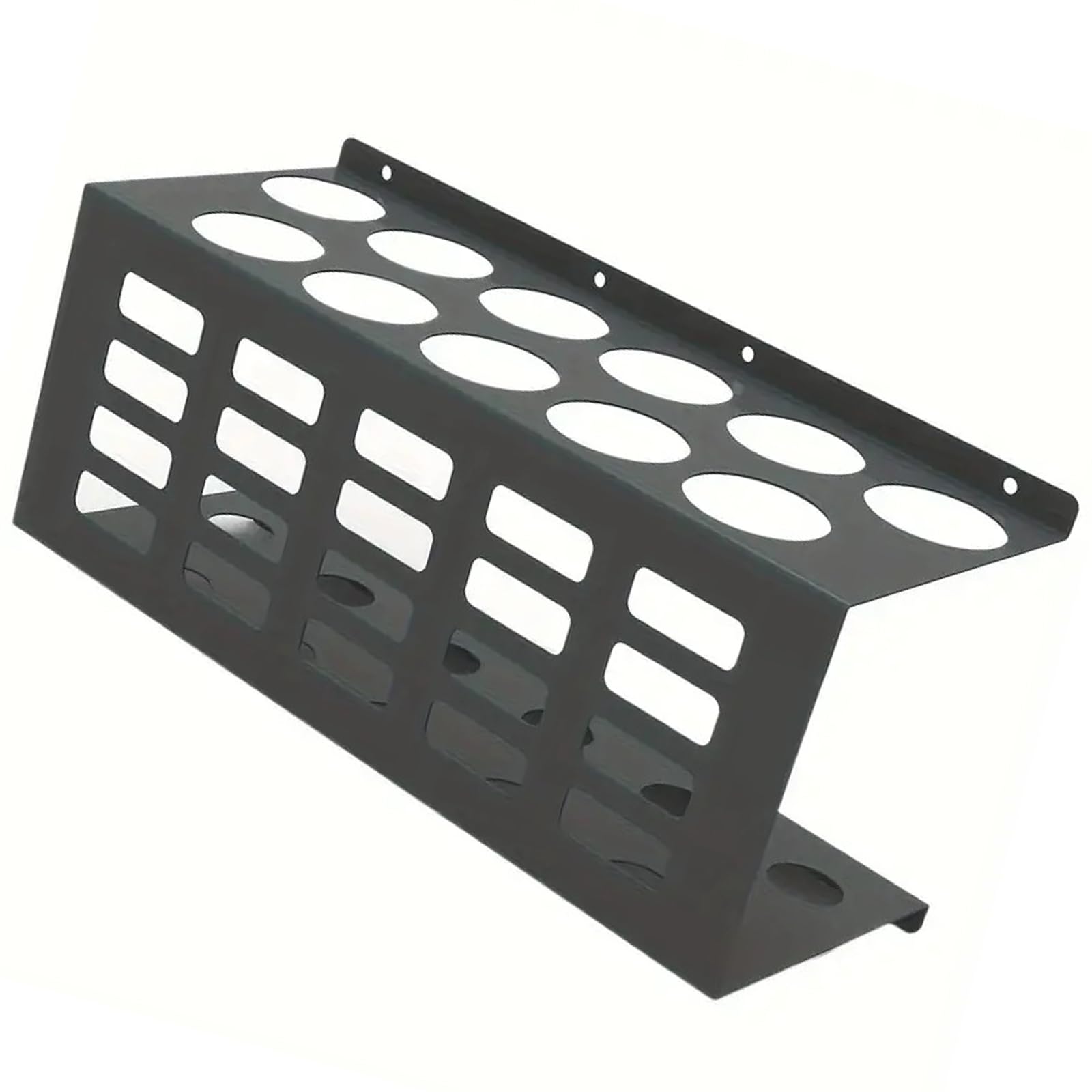 Bbajszx Easy Install Wall Mounted Compacts Metal Tool Space Saving Rack for Garage Workshop Sturdy Wall Mount for Tools