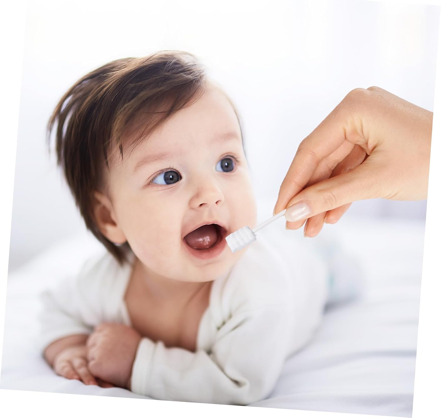 30pcs Boy Girl Tongue Cleaner Brush Gauze Oral Cleaning Newborn Must Haves