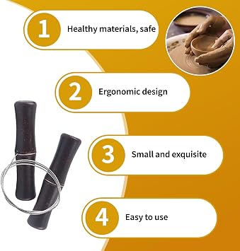 1Pcs Cheese Cutter with Wire, Premium Clay Cutter Tool, Stainless Steel Twisted Wire & Wooden Handle for Clay, Pottery, Cheese, Dough, Ceramics, Art Sculptures