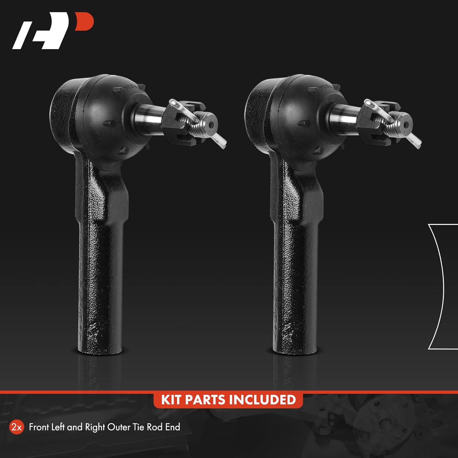 A-Premium 2 x Front Outer Tie Rod Ends, Compatible with Chrysler PT Cruiser 2001-2010, Neon 2000-2002 & Dodge Neon 1995-2005, SX 2.0 2003-2005 & Plymouth Neon 1995-2001