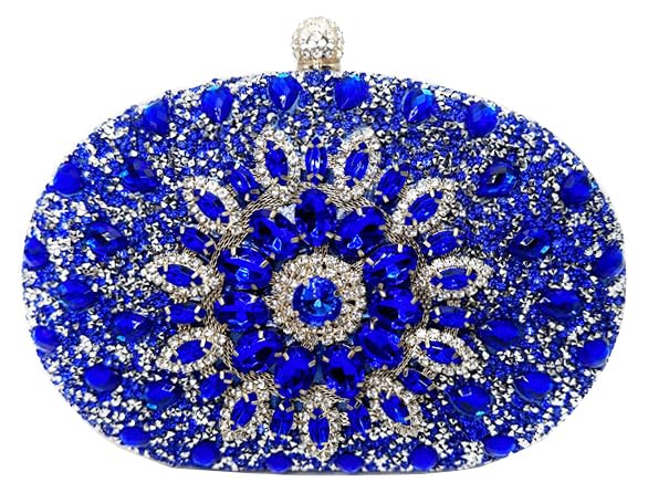 Image of Evening Bags for Women Sparkly Rhinestone Clutch Purses Luxury Handbags for Weddings Formal Prom Party 2026