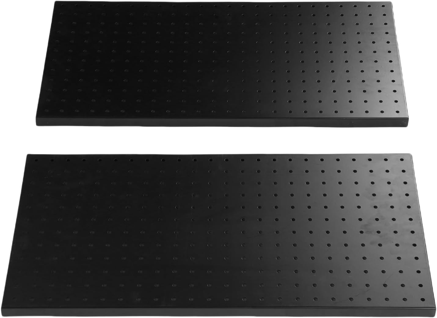 Walfront 2Pcs Heavy Duty Pegboard Wall Organizer Garage Utility Tools Storage Pegboard Shed Modular Peg Board Organizer Board