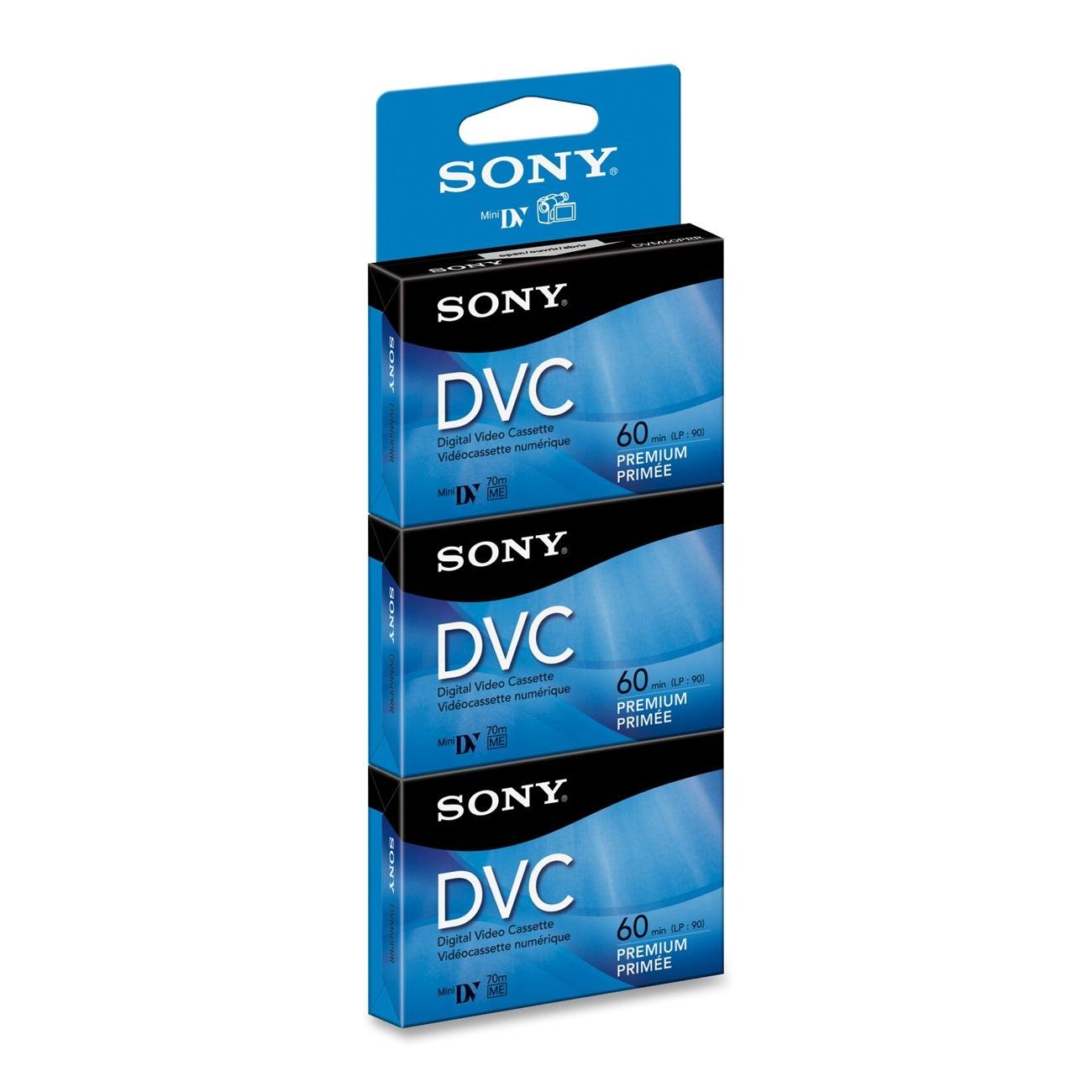 Sony DVM60PRR/3 60-Minute DVC Tape Hang Tab