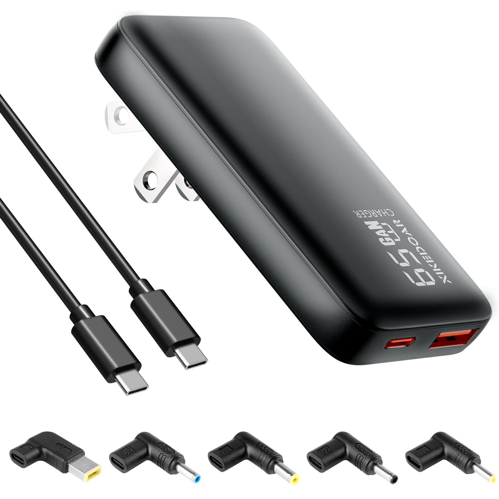 Amazon | USB-C 充電器 65W/45W 薄型 PD/PPS/QC対応 Type-Cケーブル