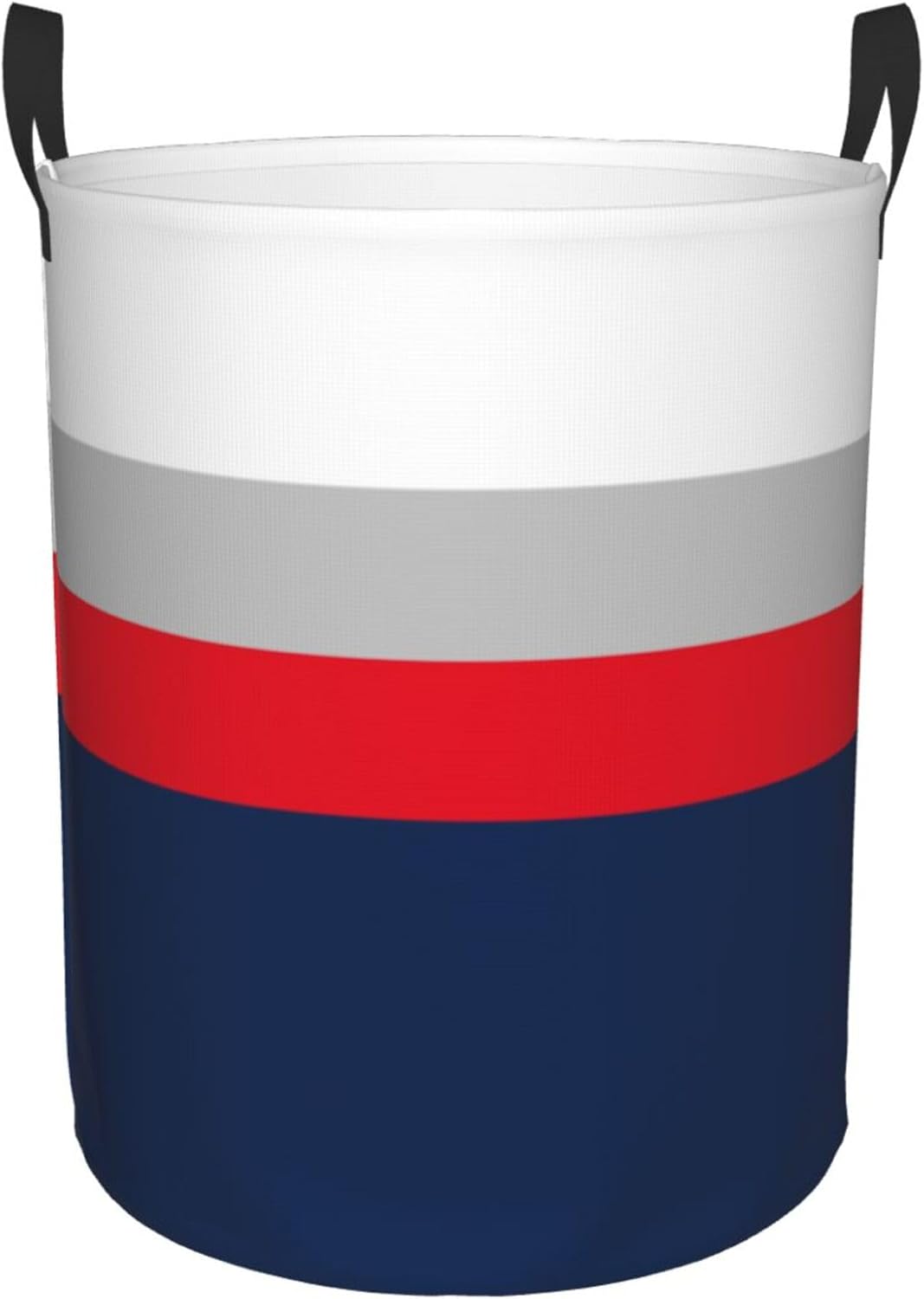Large Laundry Basket, Navy, Gray, Lime Green Stripes Laundry Hamper Bag Collapsible Washing Bin With Handles for College Dorm, Family Essentials Storage