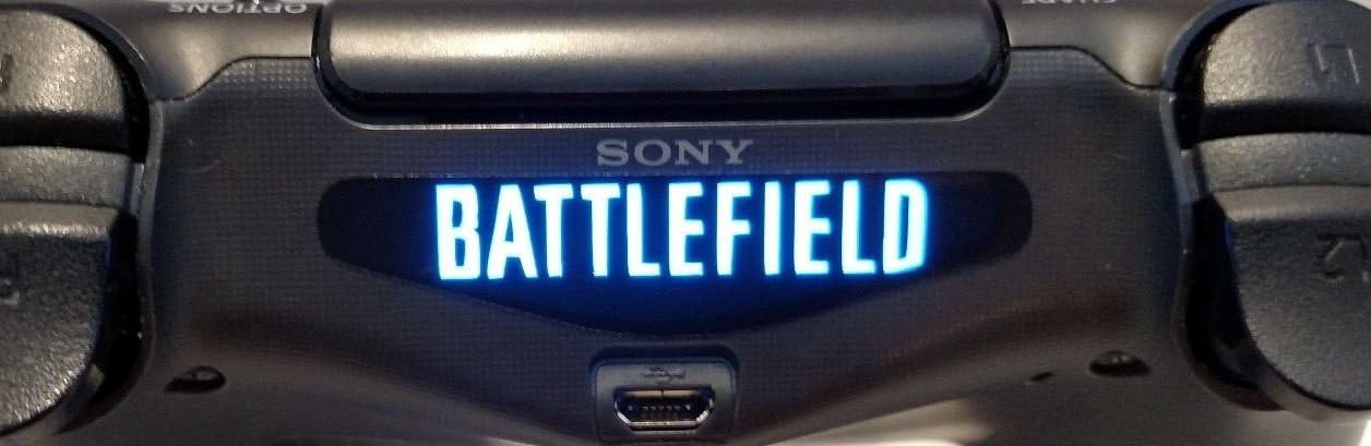 258stickers® PS4 Light Bar Decal Stickers - World Popular American Shooter Video Game Playstation 4 Battlefield Stickers