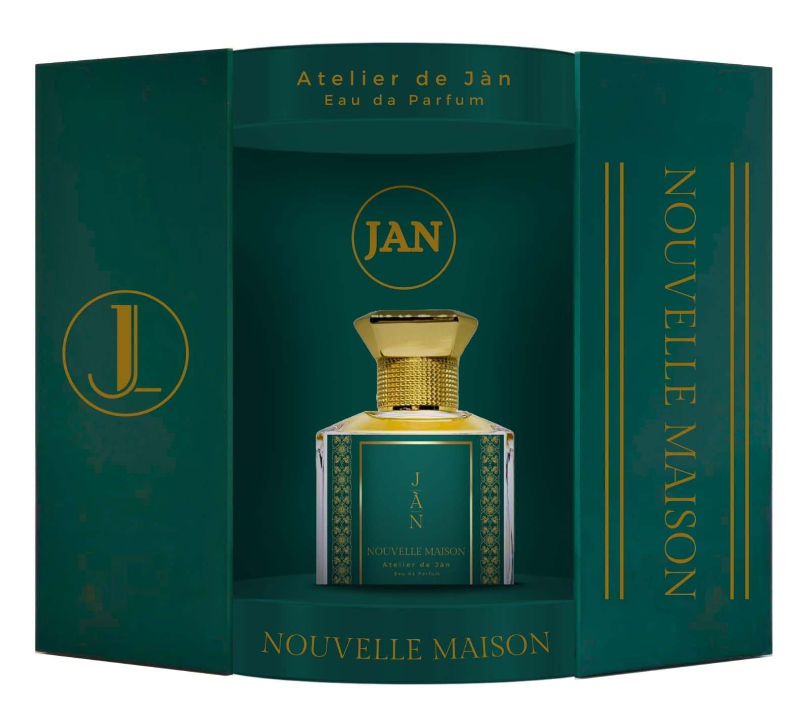 Nouvelle Maison Eau de Parfum: A Majestic, Earthy Fragrance with Iris and Patchouli, 100ml – Inspired by Nature's Power