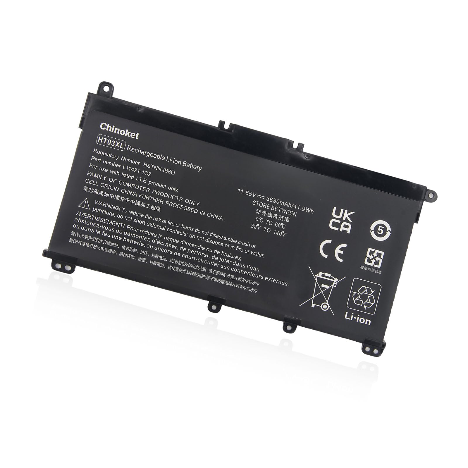 HT03XL L11119-855 Batería para portátil HP Pavilion 14-CE 14-CF 14-CK 14-cm 14-DH 14-DK 14-DF 14-MA 14Q-CS 14Q-CY 15-CS 15-DQ 15-DA 15-CW 17-by 17-CA 240 245 250 255 G7 340 348 G5 L11421-2C2