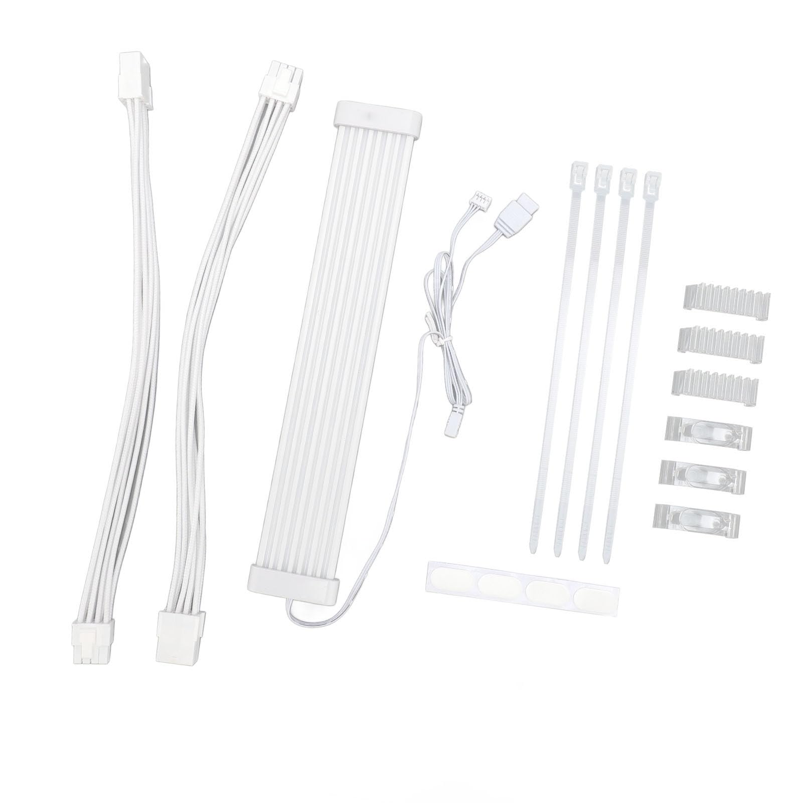 TOPINCN Kit de Câbles D'extension ARGB Câble d'alimentation Flexible RVB GPU pour Cartes Mères Décoratives PC DIY, 36 Lumières LED, pour Cartes Mères // Sync, Matériau en Silicone