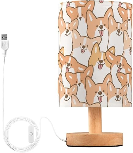 Miniatura 2 de Lámparas de mesita de noche, lámparas de mesita de noche, elegante y lindo perro, lámpara de mesa para niños