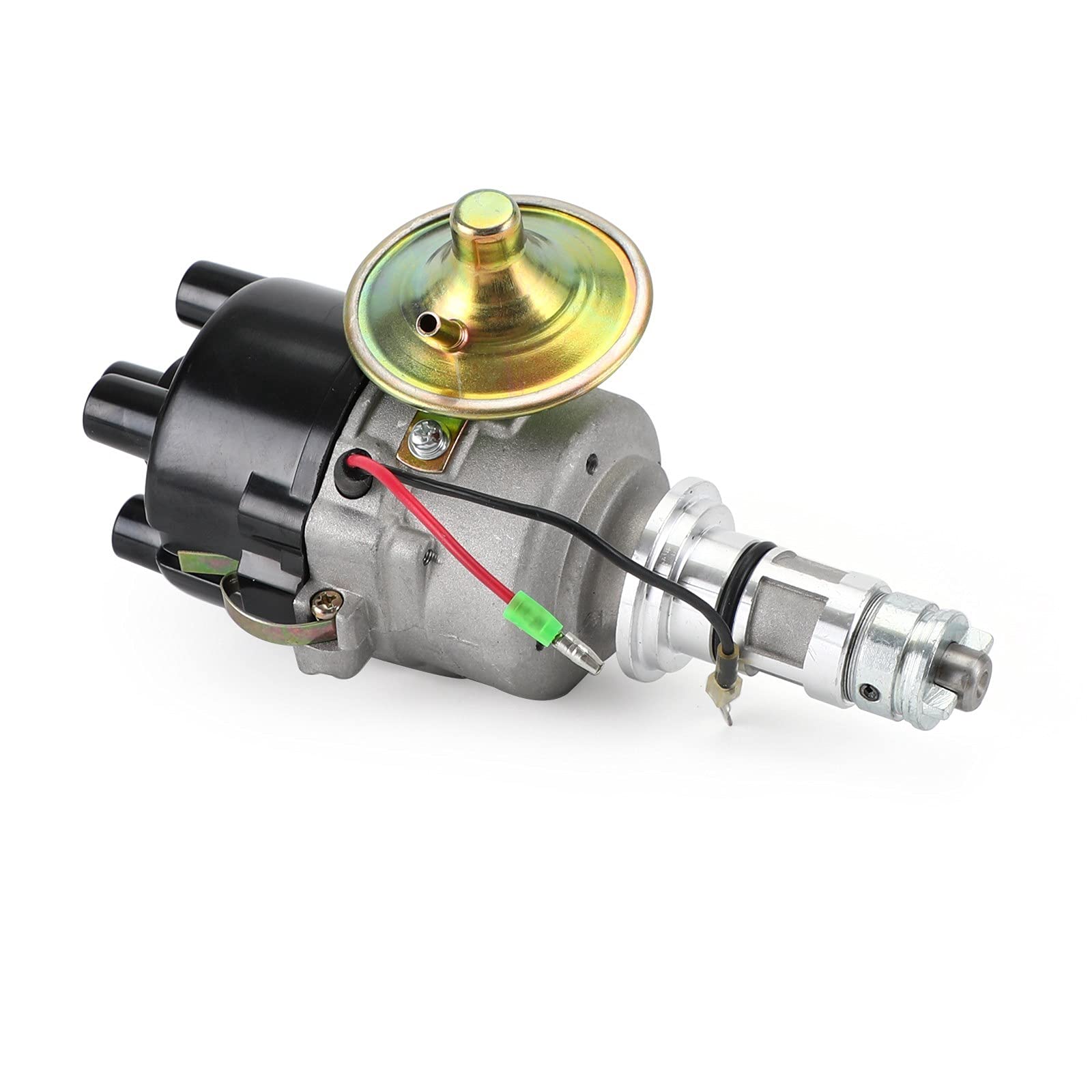 Distributore accensione Lucas 25D 45D DM2 Ignition a massa negativa con anticipo a vuoto, compatibile con Mini MGB Triumph Morris Minor MGA Auto Classiche Distributore accensione con anticipo a vuoto