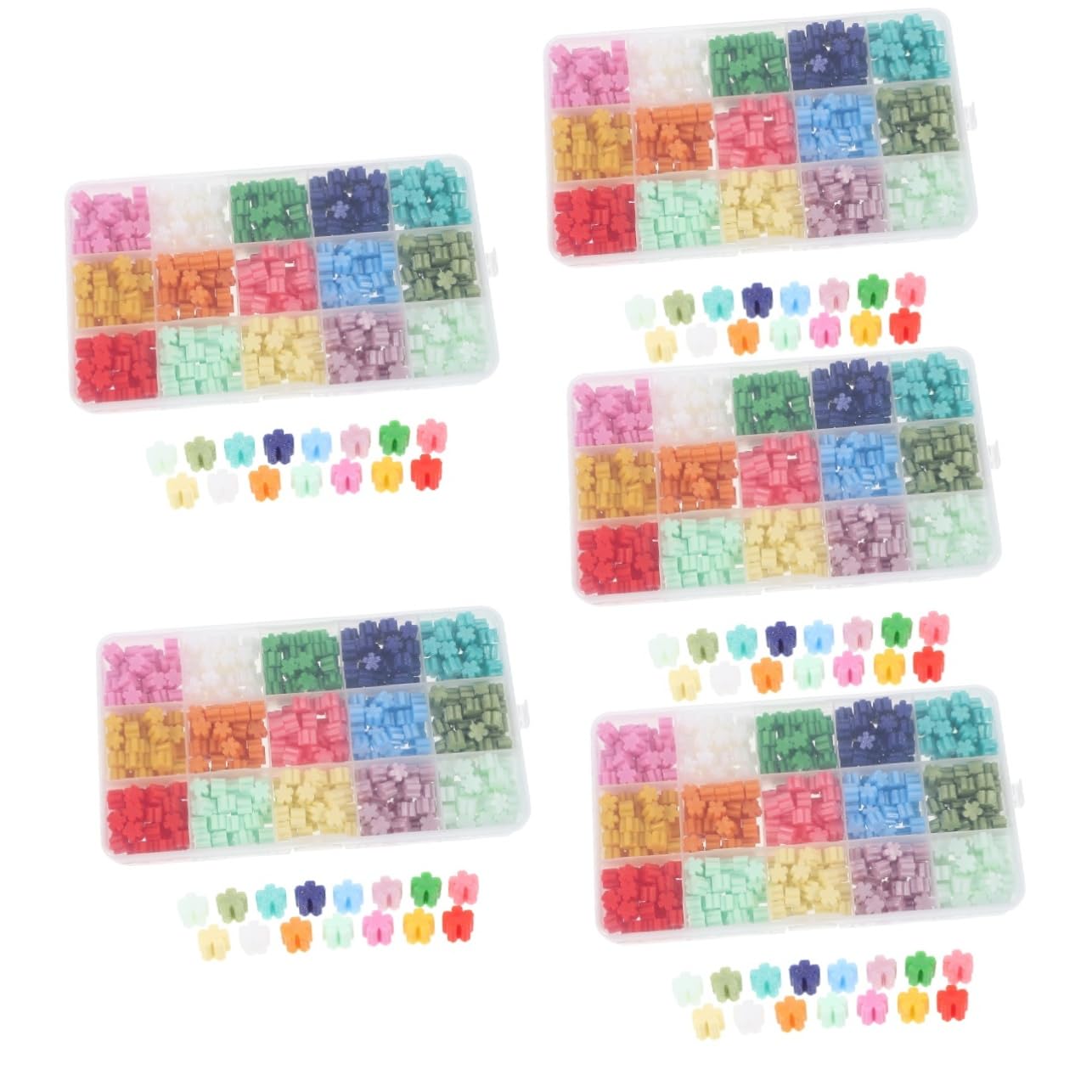 Uonlytech 5 Boxen Siegel Siegelsatz achteckige Wachssiegelperlen Wachssiegelmarken Siegelwachs Wachssiegelstempel Vintage Herstellung Wachssiegel-Stempelperlen Wachsperlen-Kit Wachs-Kit