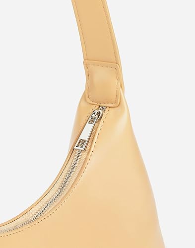 Vista 5 de TIJN Bolso de mano para mujer, bolsos de hombro para mujer, bolsas de bola de masa para mujer, diseño de luna creciente, bolsas cruzadas casuales