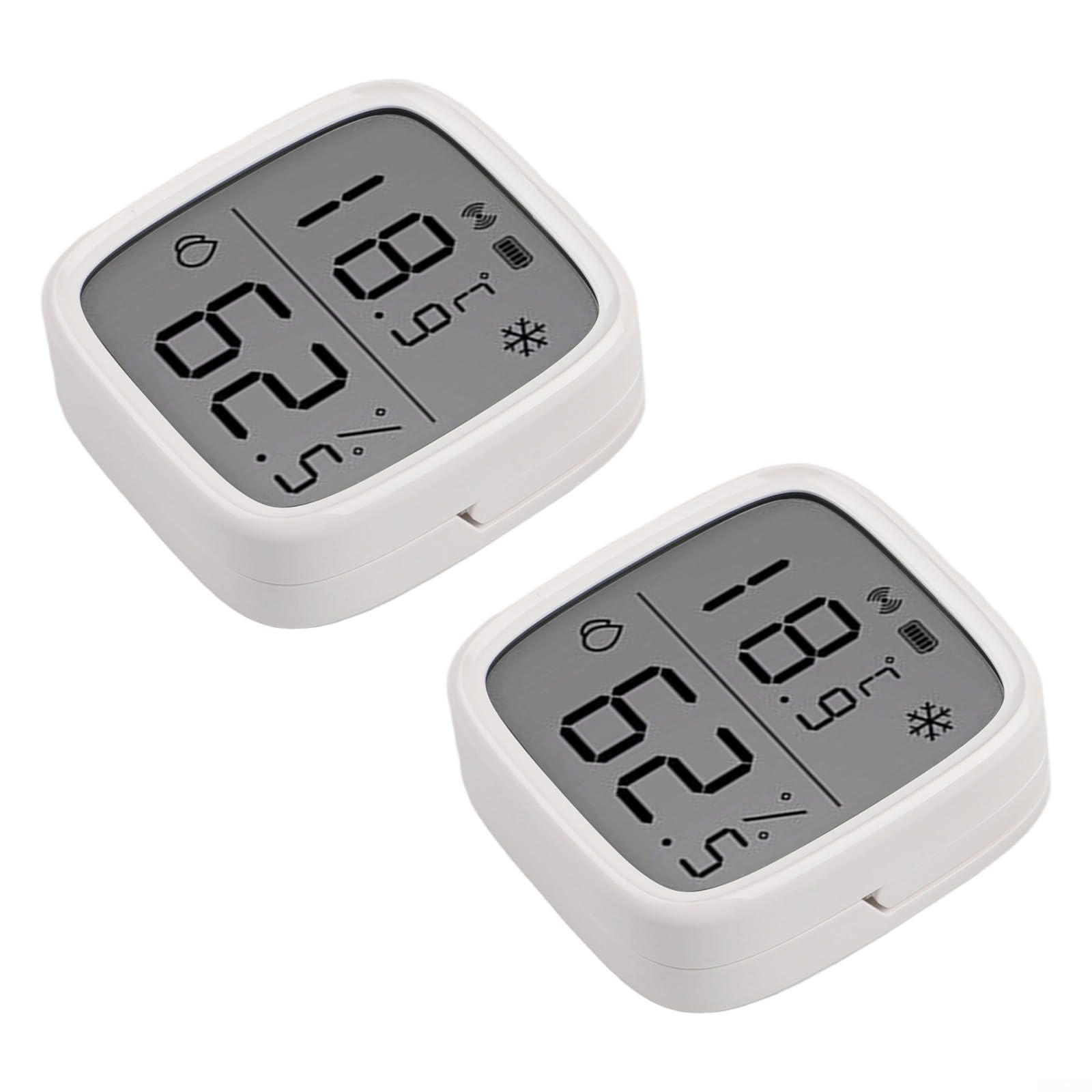 Smart para sensor zigbee pantalla LCD de alta precisión, 2 piezas | Monitoreo en tiempo real, alcance de 120 m, control de aplicación, para integración inteligente en el hogar
