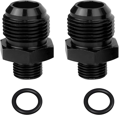 Miniatura 9 de Adaptador de riel de combustible macho 6AN Flare a 6AN ORB, adaptador de manguera de línea de combustible de aluminio, accesorios de sistema de