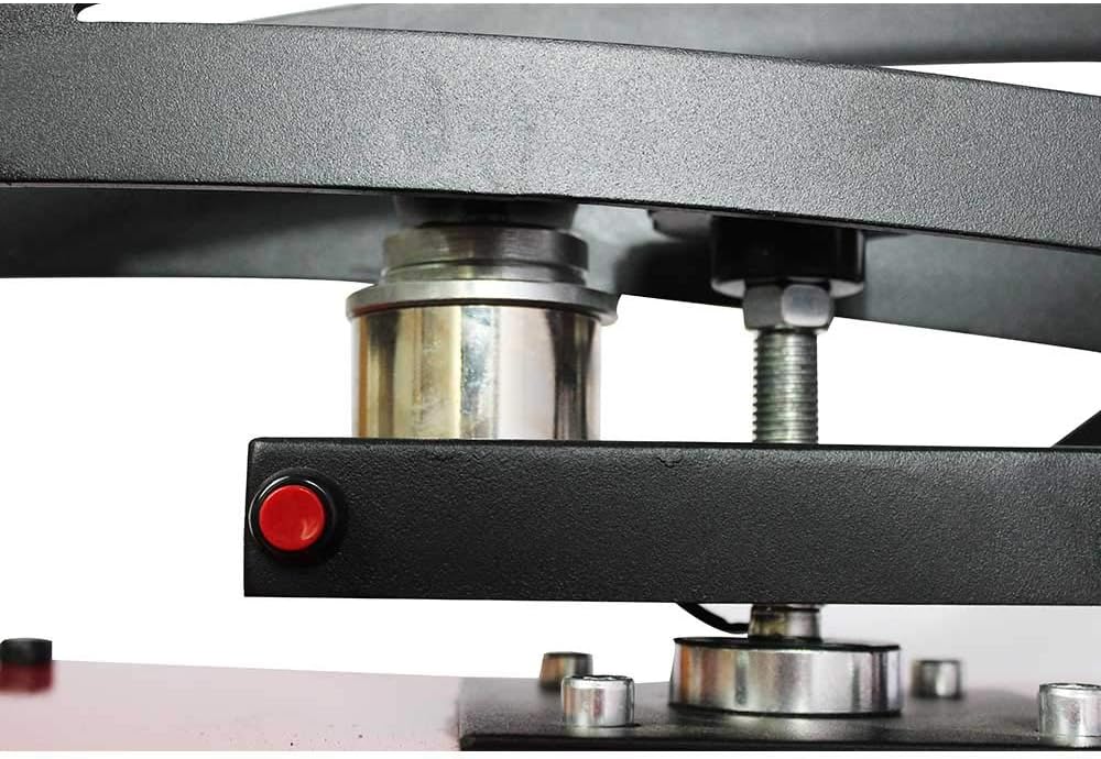 US Stock - Calca 16"x20" Auto Open Slide Out Heat Press Machine Vertical Version for T-Shirts Tiles Bags Rock Photos