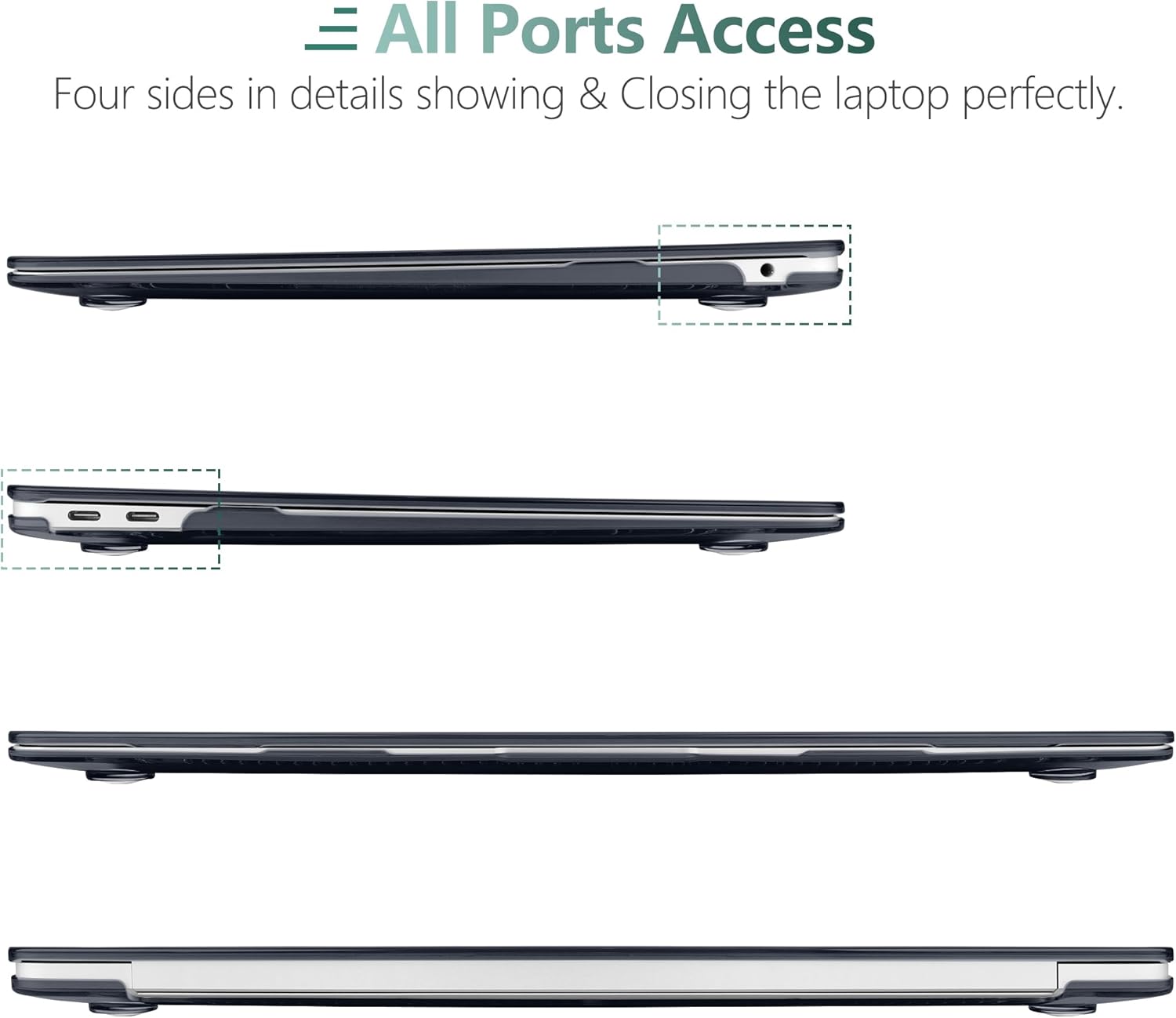 DONGKE Compatible with MacBook Air 13 inch Case 2021 2020 2019 2018 Release A2337 M1 A2179 A1932 with Retina Display Touch ID, Plastic Hard Shell & Keyboard Cover - Dried Flowers - Image 9