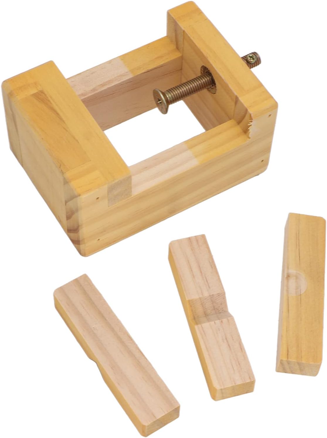 Wood Carving Clamp 4 Inch Steel Jaw 0-2 Inch Capacity for Seal Engraving and Detailed Woodworking 50 Lbs Holding Force Prevents Slippage in Precise Carving Projects