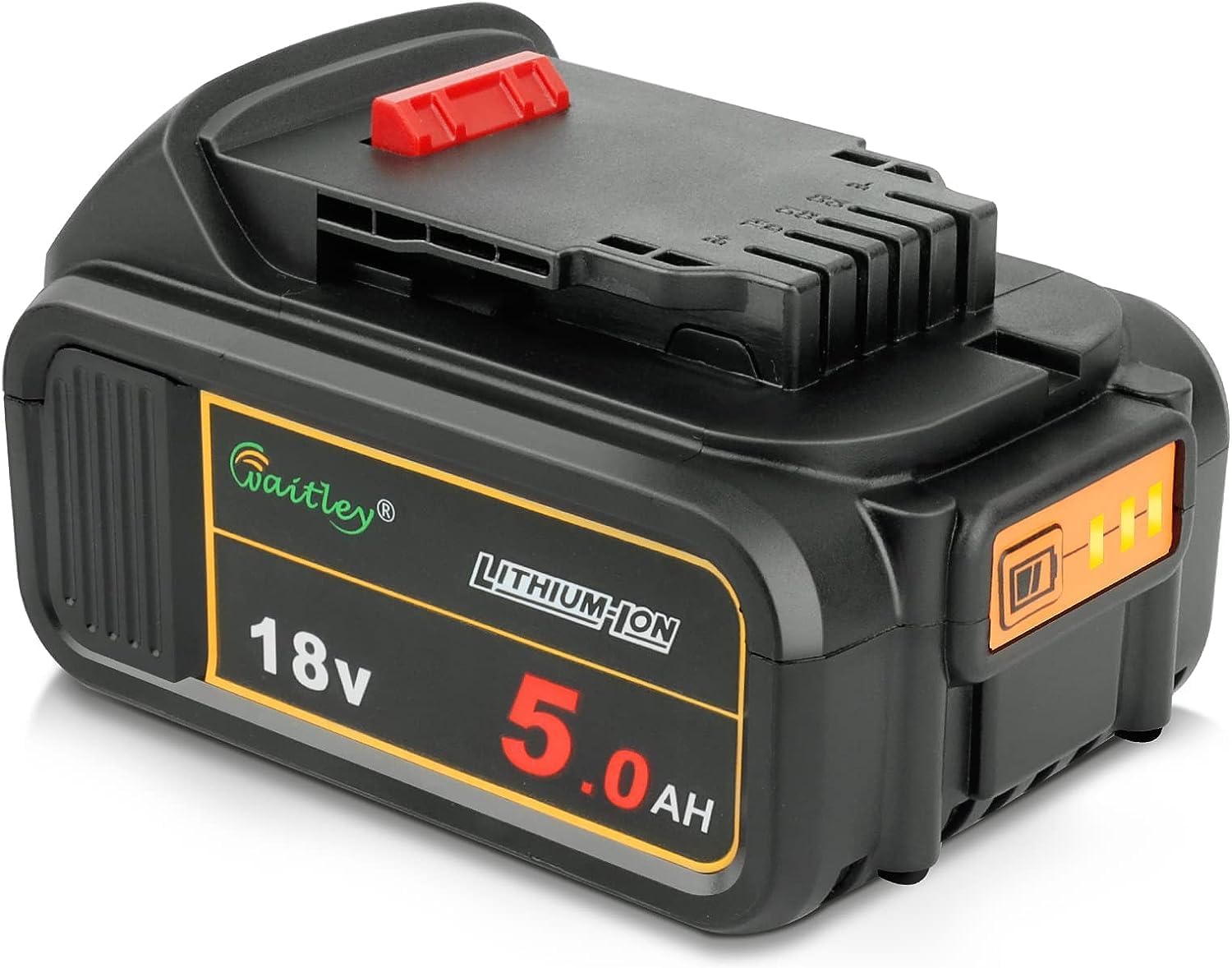 Batteria Litio 18V 5.5Ah Powarobor - 2 Pezzi, Compatibile DeWalt, Con LED Indicatore Carica - Foto 12