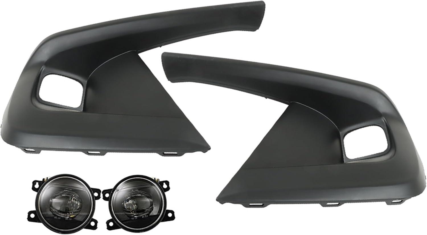 munirater 1 Pair Front Driver and Passenger Side Fog Light Kit Replacement for Civic 2022 2023 Driving Fog Lamps w/Switch, Harness