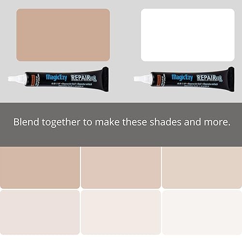Miniatura 45 de MagicEzy Tile RepairEzy Relleno de reparación de esmalte de porcelana, repara astillas y agujeros en azulejos rápidamente, azulejos de pisos, Negro