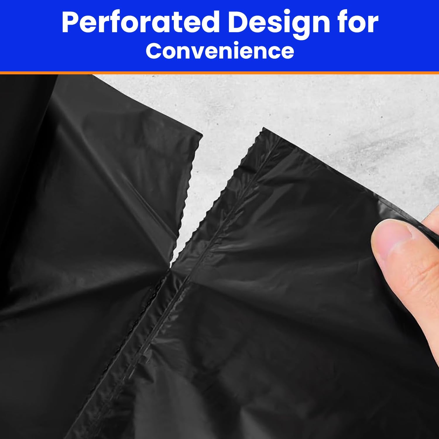 Berkley Jensen Heavy Duty Contractor & Industrial Bags - 42 Gallon, 32 Count - Black Contractor Trash Bags - 3 Mil Thick, Tear & Puncture Resistant - Ideal for Construction Cleanup & Professional Use