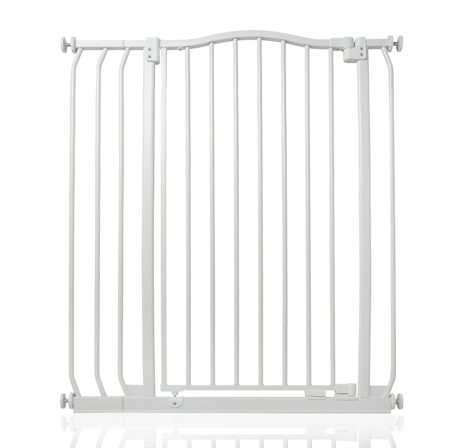 Safetots Extra Tall Curved Top Safety Gate, 116cm - 125cm, Matt Black, Extra Tall 100cm in Height, Pressure Fit Stair Gate, Baby Gate for Doors Hallways and Spaces, Safety Barrier, Easy Installation — view 60