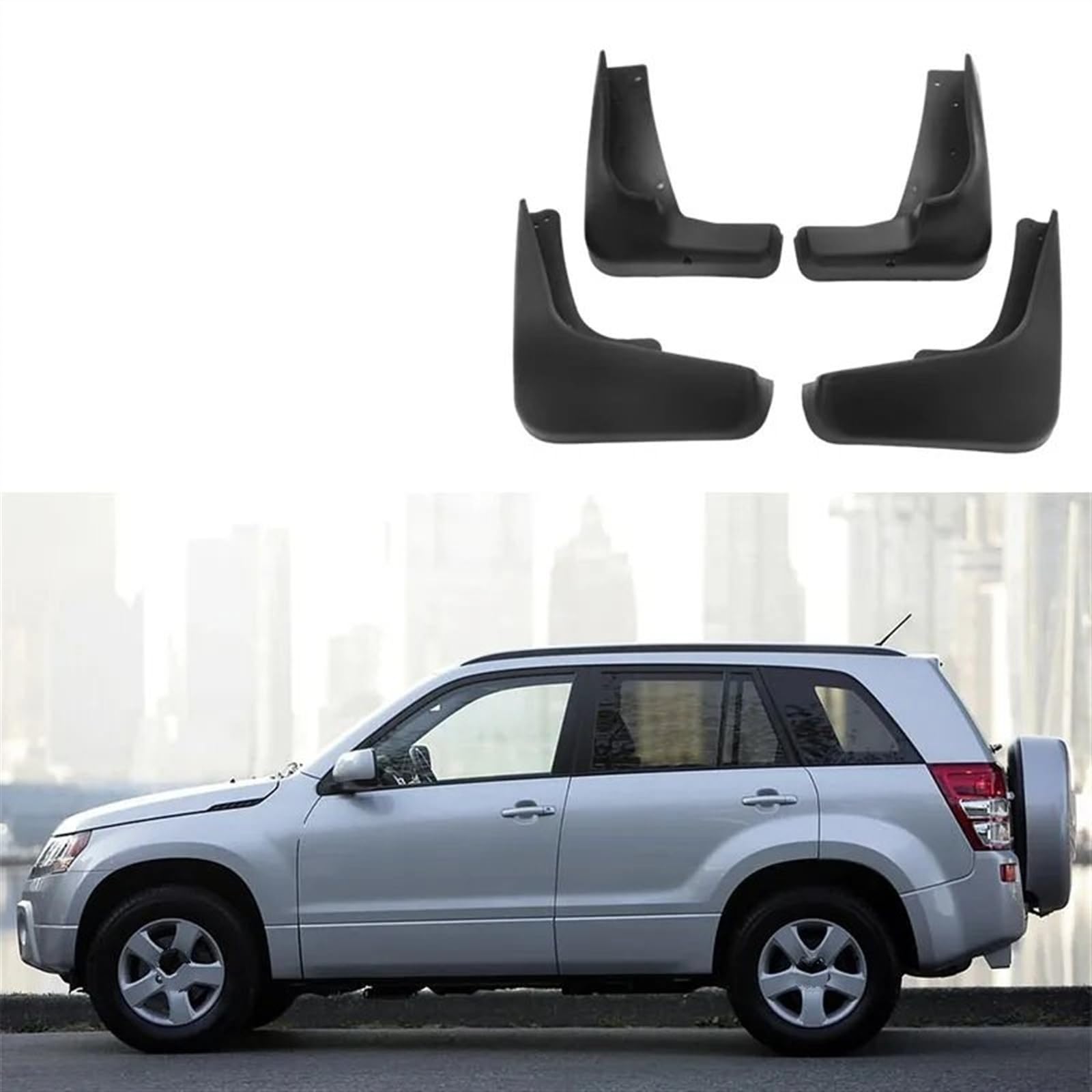 Auto spatlappen voor Suzuki Grand Vitara 2006-2015 Spatborden Auto spatlappen voor Suzuki Grand Vitara 2006-2015 Spatborden