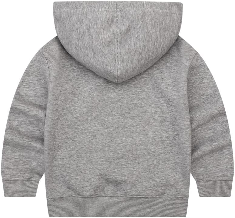 DINGDONG'S CLOSET Kid Toddler Boy Girl Solid Multi-Color Basic Cotton Hoodie Hooded Zip Up Sweatshirts Pullover Jacket - Image 2