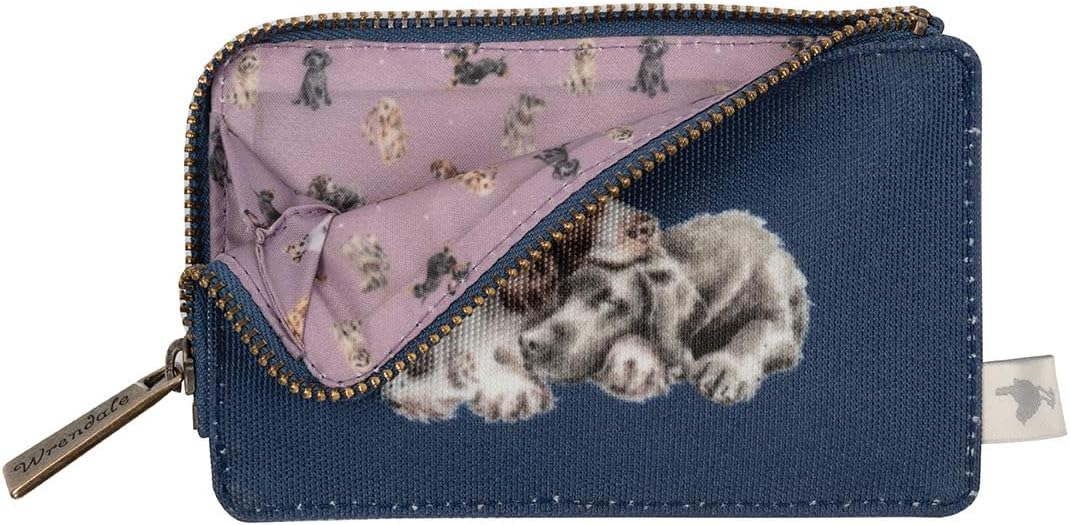 Wrendale Designs - 'A Dog's Life' dog Card Holder, Blue, 130mm x 85mm x 10mm, Dog's Life