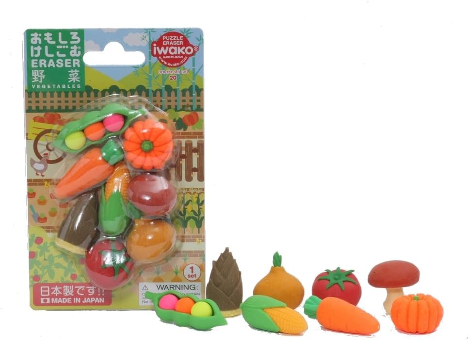 Iwako SCERBRI023 Gentle Eraser, Pack of 10