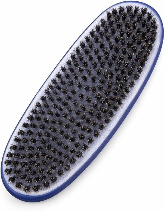 Premium Wave Brush, Blue, Soft Bristles with velvet pouch