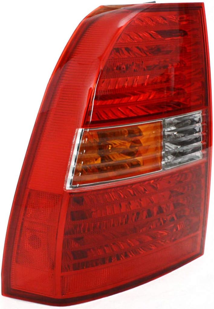 CarLights360 For Kia Sportage 2005 2006 2007 Tail Light Assembly Driver Side CAPA Certified KI2800127C | 92401 1F021