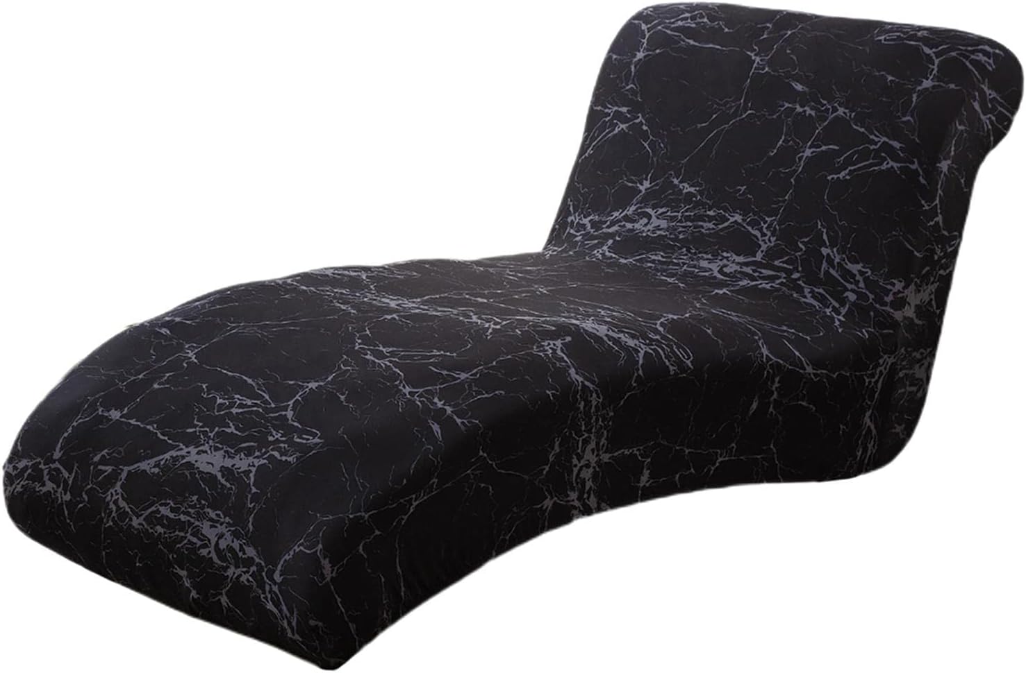 Stretch Armless,Living Room Chaise Slipcover,Soft Jacquard Fabric,Machine Washable, E