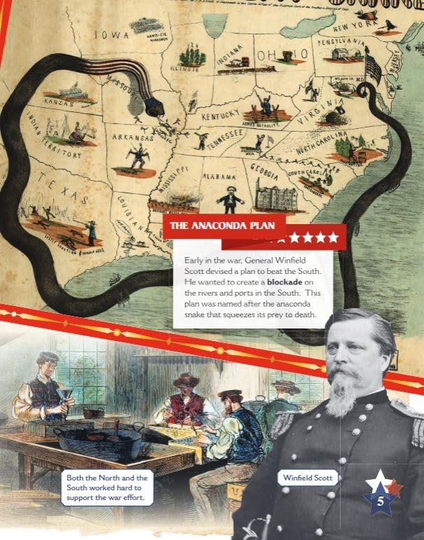 Civil War Leaders - Social Studies Book for Kids - Great for School Projects and Book Reports (Social Studies: Informational Text) - Image 5