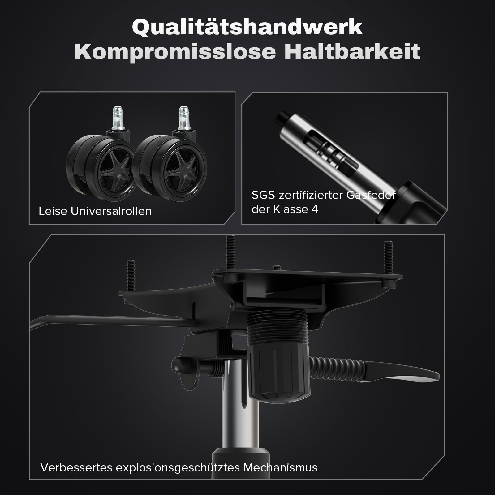 GTPLAYER Gaming Stuhl mit Massage, Gamer Stuhl mit Taschenfederkissen Fußstütze, Ergonomischer Gaming Sessel Bürostuhl 4D Armlehnen,Orange