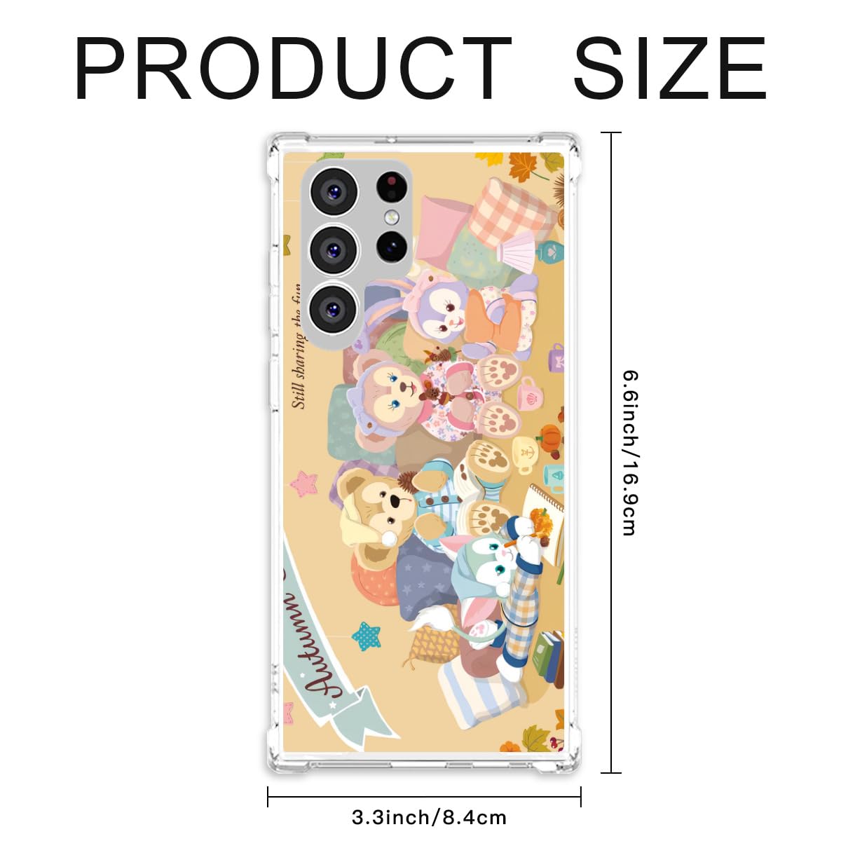 Amazon.co.jp: Galaxy S22 Ultra ケース ダッフィーフレンズ