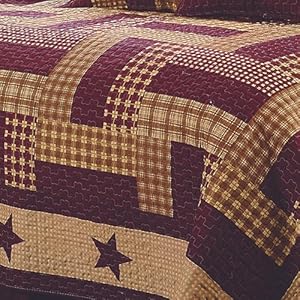 Virahbella2piecefullqueenlodgequiltbeddingsetrusticcountryreversiblecomfortersetwithdecorativepillowshamshomesteadred Urban Country Home Decor Virah bella 2 piece fullqueen lodge quilt bedding set rustic country reversible comforter set with decorative pillow shams homestead red urban country home decor