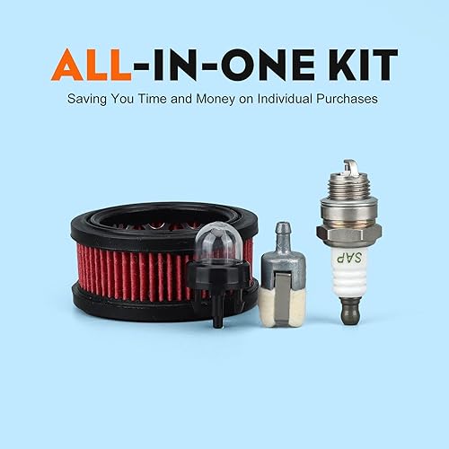 Miniatura 3 de Hipa 13030039730 CS400 Kit de afinación de filtro de aire para Echo CS-400 CS370 CS370F CS400F CS420ES Motosierra con bombilla de imprimación Filtro